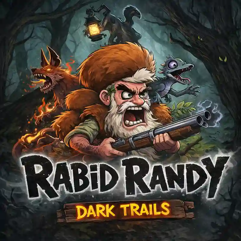 Rabid Randy Dark Trails Slot Game Interface